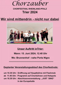 Auftritt in Trier
